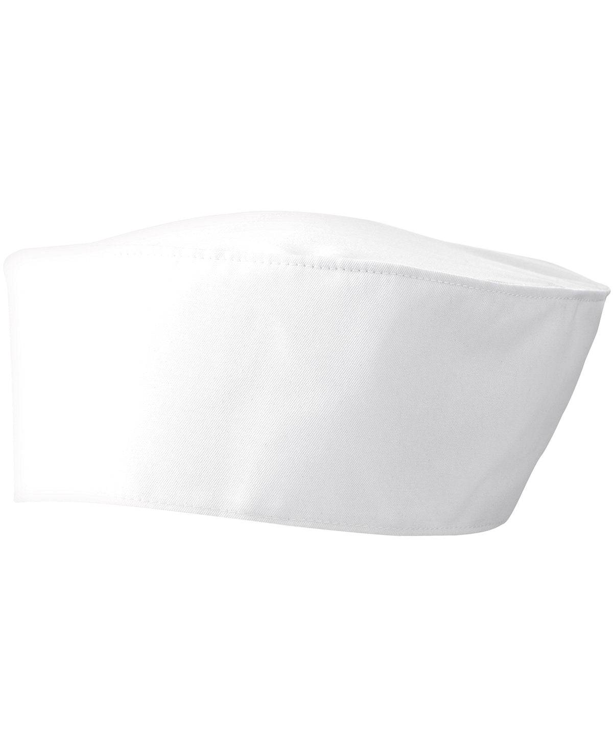 White - Chef's skull cap