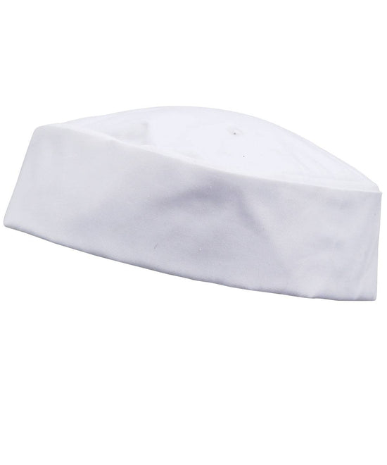 White - Turn-up chef's hat