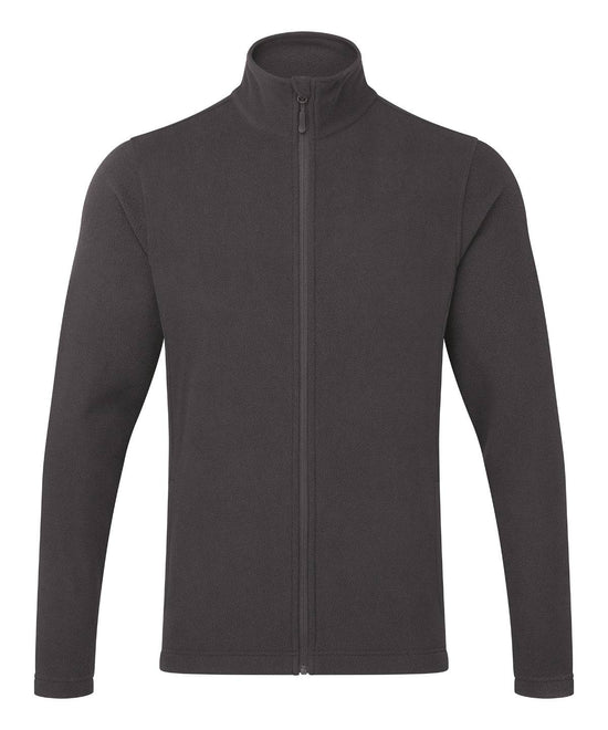 Dark Grey - ‘Recyclight’ full-zip microfleece