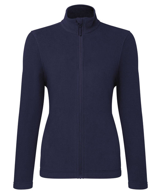 Navy - Women’s ‘Recyclight’ full-zip microfleece