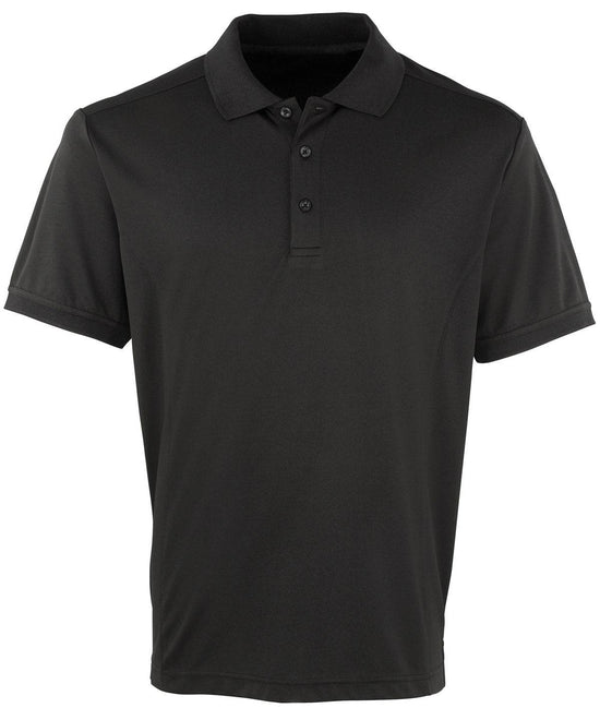 Black* - Coolchecker® piqué polo