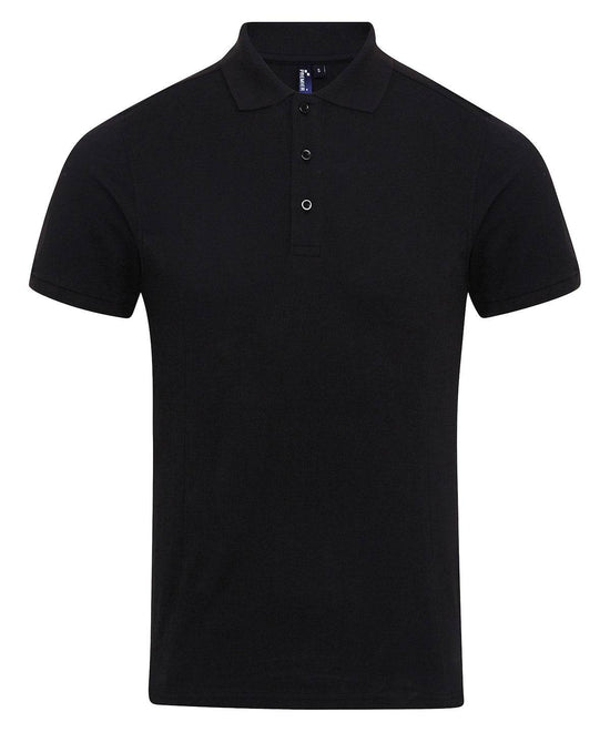 Black* - Coolchecker® plus piqué polo