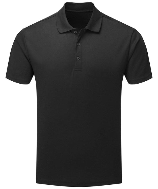 Black - Men’s Spun Dyed Recycled Polo Shirt