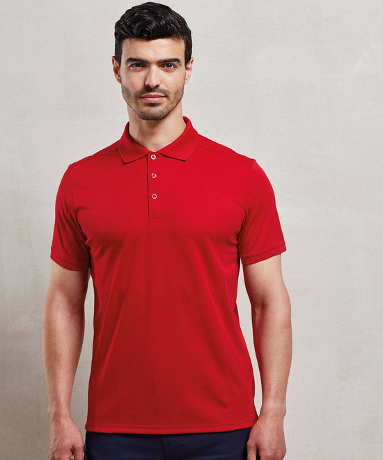 Burgundy - Coolchecker® piqué polo