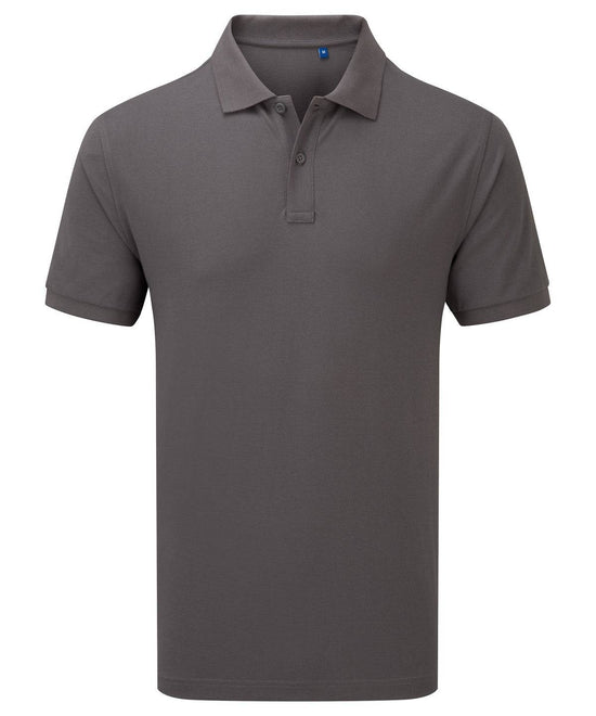 Dark Grey - ‘Essential’ unisex short sleeve workwear polo shirt