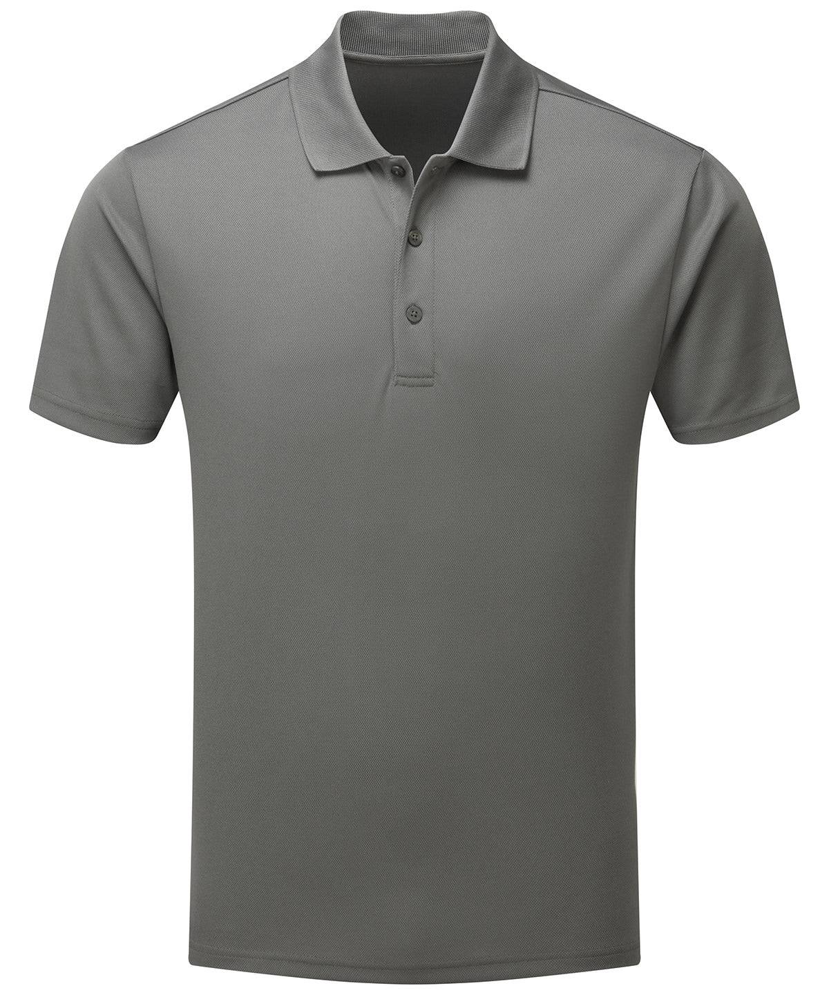 Dark Grey - Men’s Spun Dyed Recycled Polo Shirt