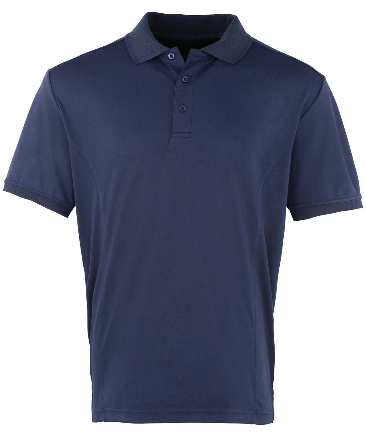 Navy* - Coolchecker® piqué polo