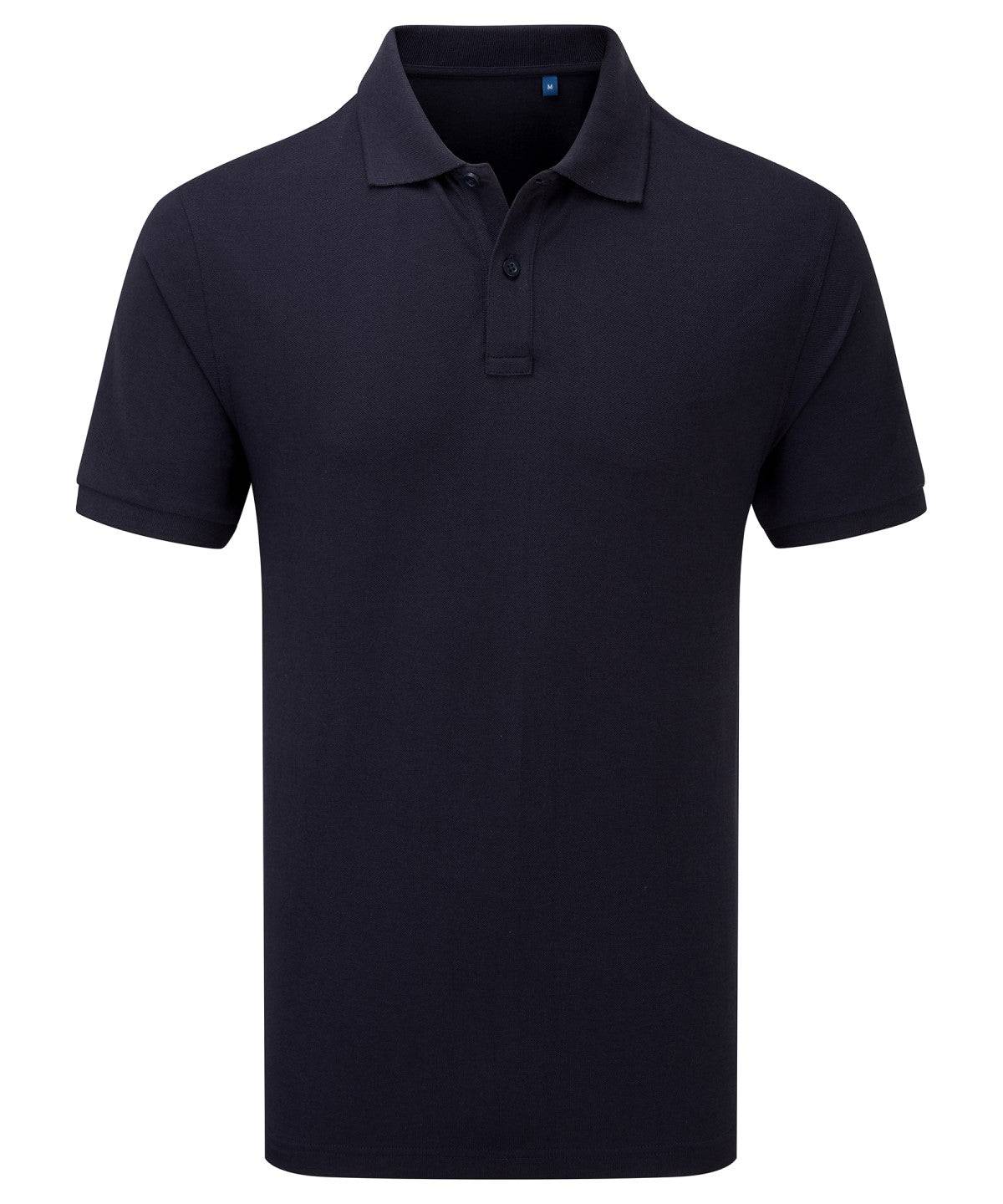 Navy - ‘Essential’ unisex short sleeve workwear polo shirt