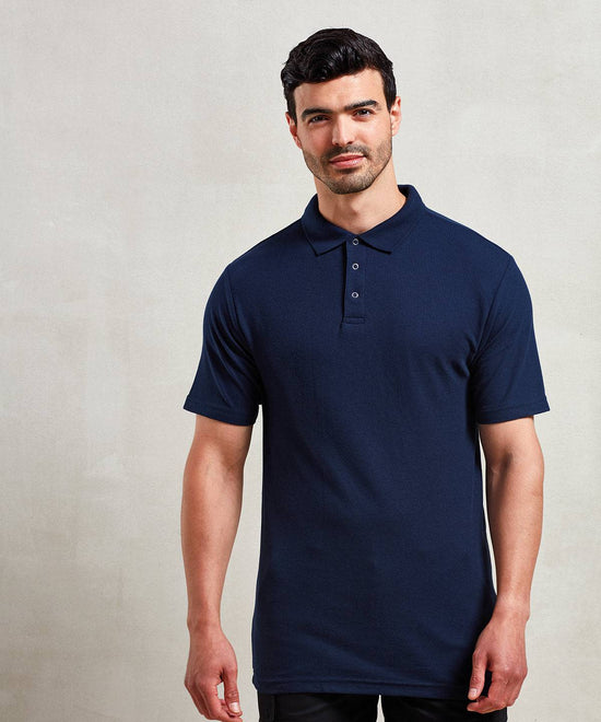 Navy - Stud polo