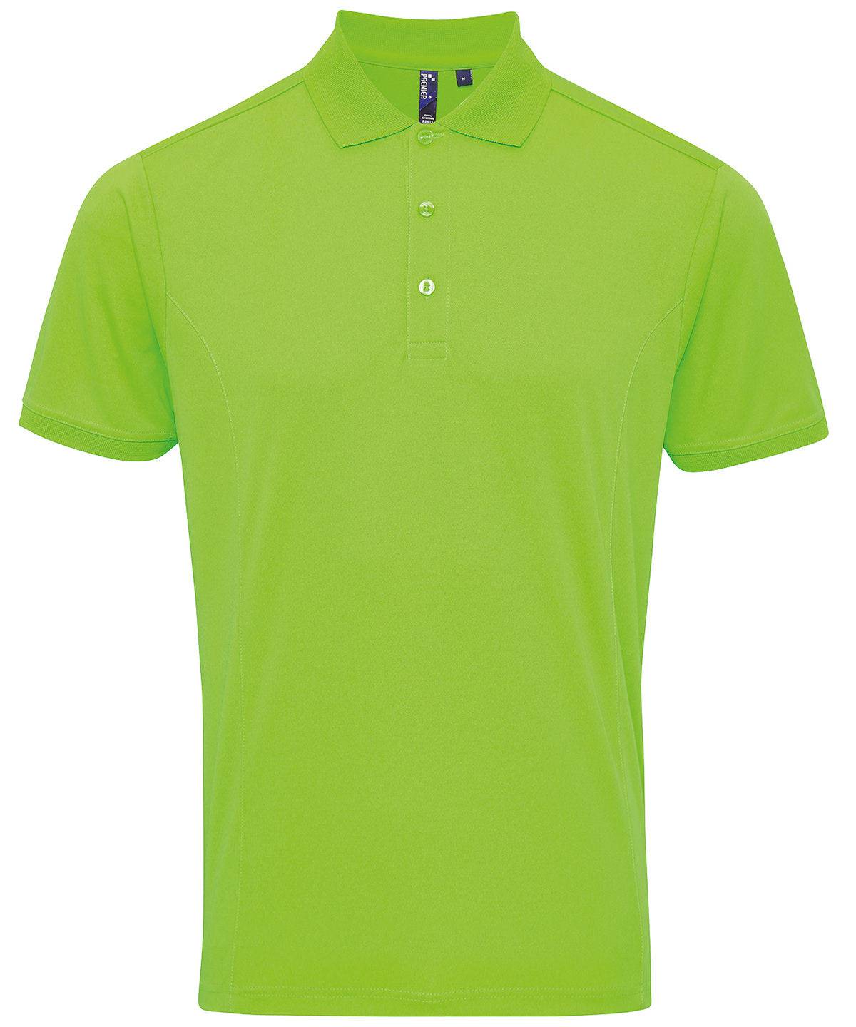 Neon Green - Coolchecker® piqué polo