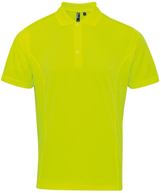 Neon Yellow - Coolchecker® piqué polo