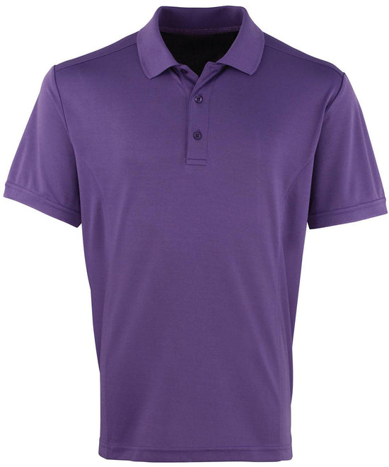 Purple - Coolchecker® piqué polo