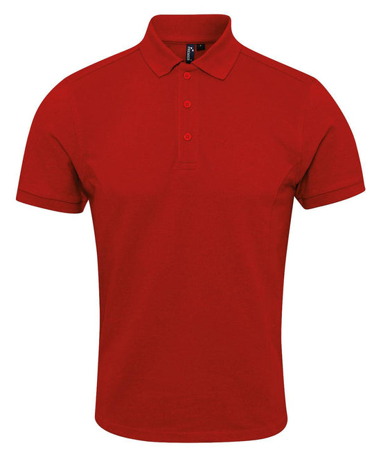 Red* - Coolchecker® plus piqué polo