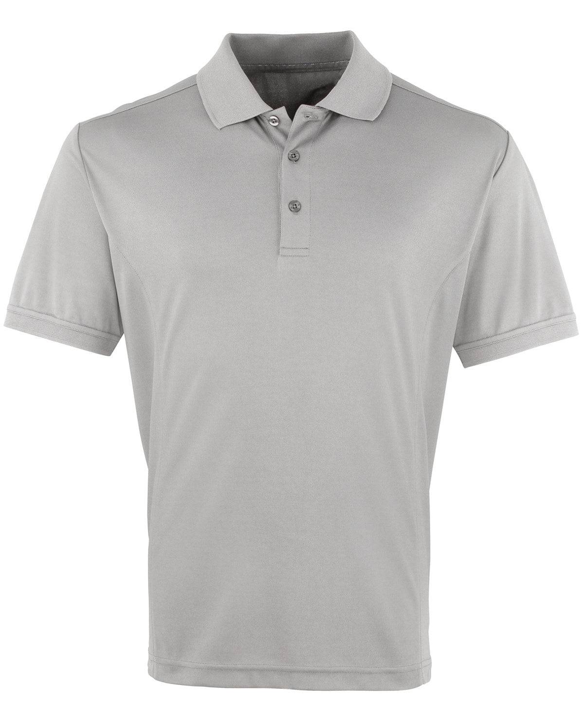 Silver* - Coolchecker® piqué polo