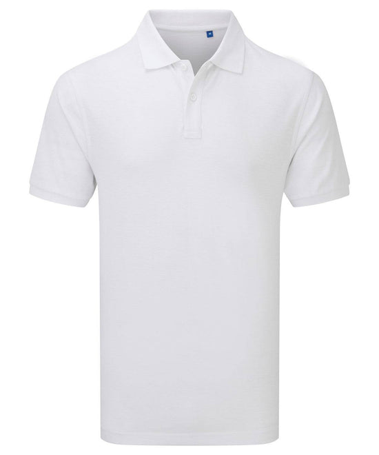 White - ‘Essential’ unisex short sleeve workwear polo shirt