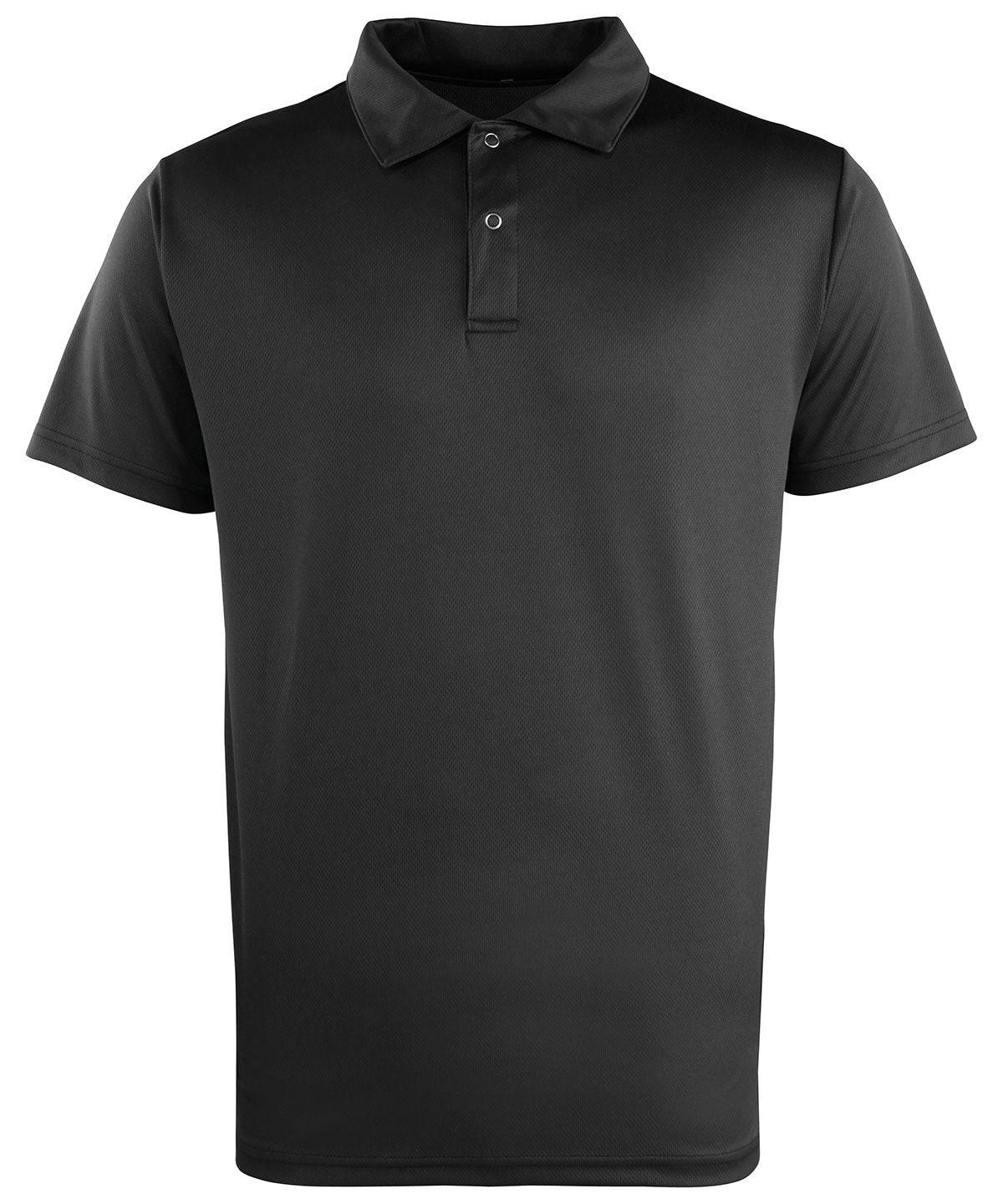 Black - Coolchecker® studded polo