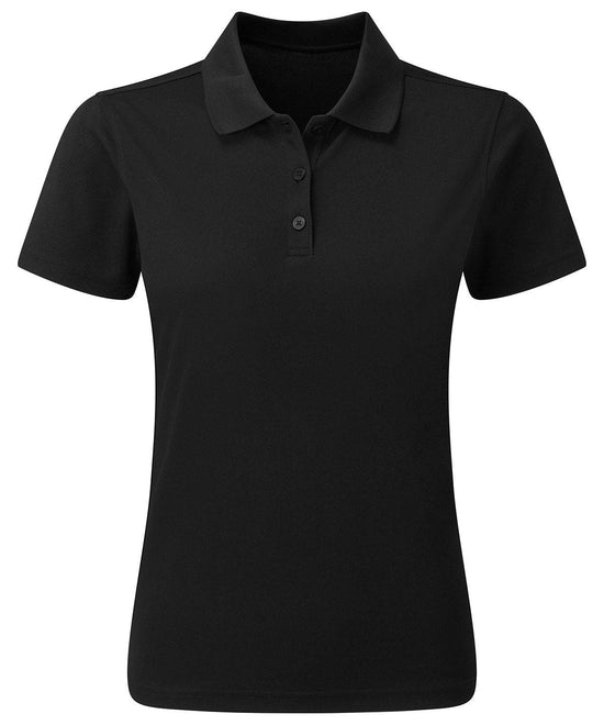 Black - Women’s Spun Dyed Recycled Polo Shirt