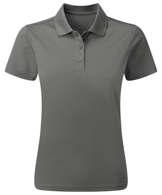 Dark Grey - Women’s Spun Dyed Recycled Polo Shirt