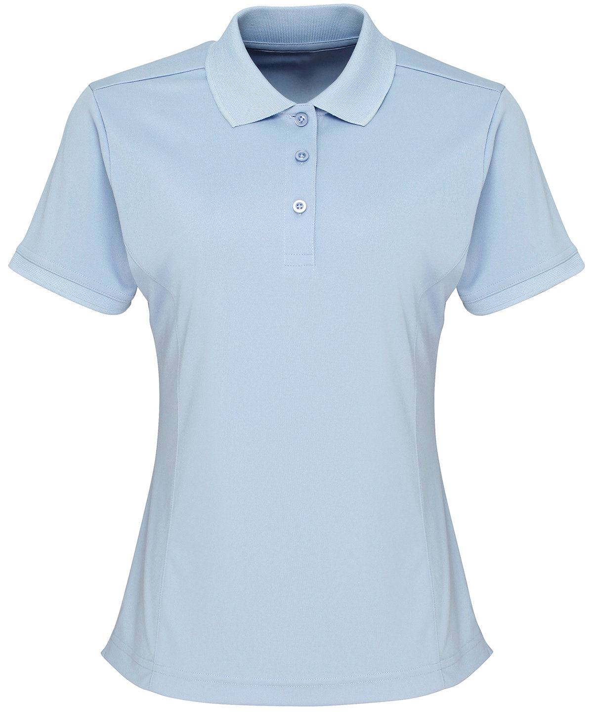 Light Blue - Women's Coolchecker® piqué polo