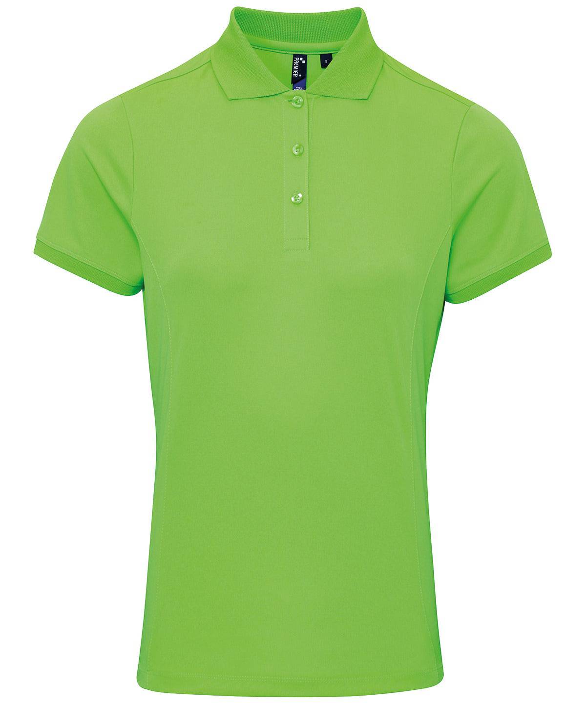 Neon Green - Women's Coolchecker® piqué polo