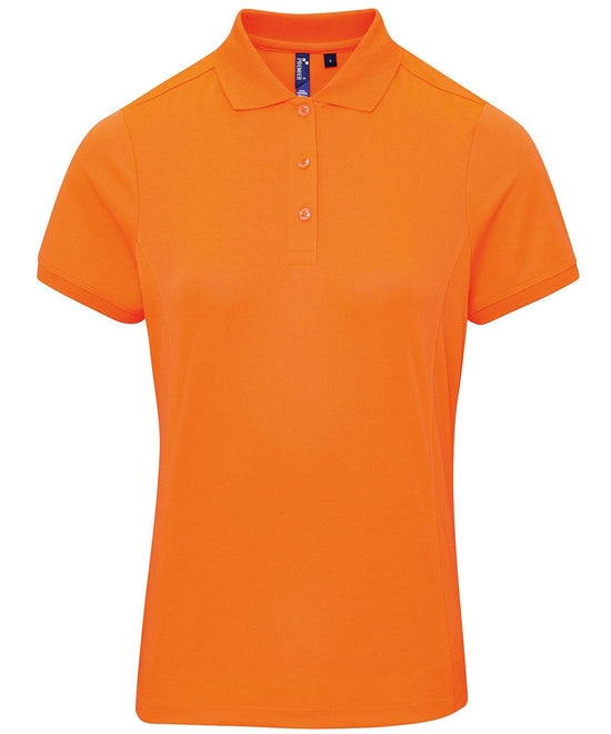 Neon Orange - Women's Coolchecker® piqué polo