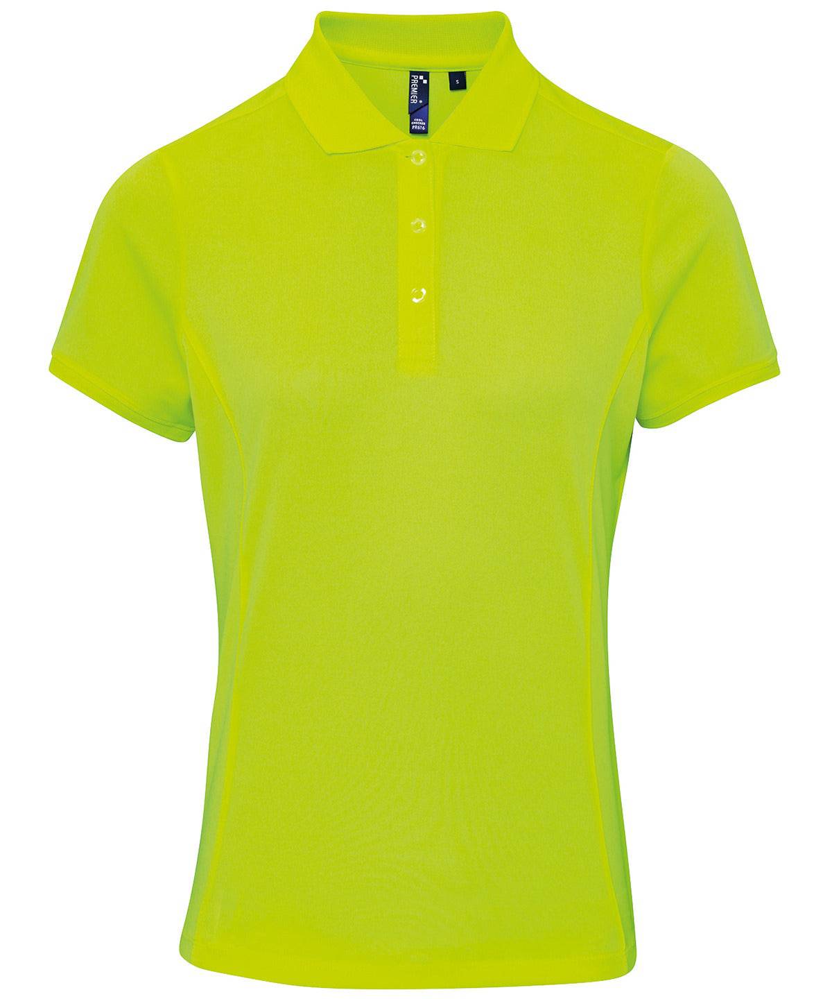 Neon Yellow - Women's Coolchecker® piqué polo