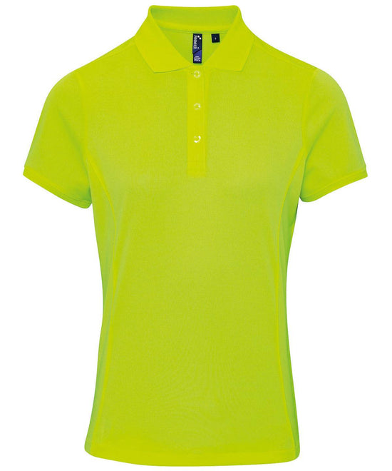 Neon Yellow - Women's Coolchecker® piqué polo