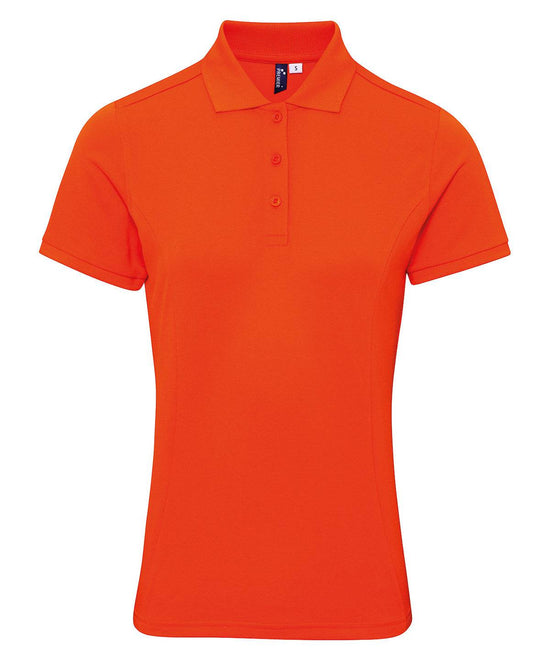 Orange - Women's Coolchecker® plus piqué polo