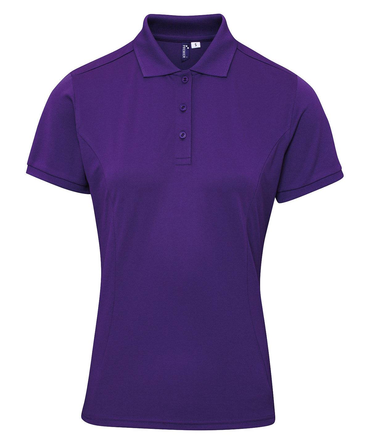 Purple - Women's Coolchecker® plus piqué polo