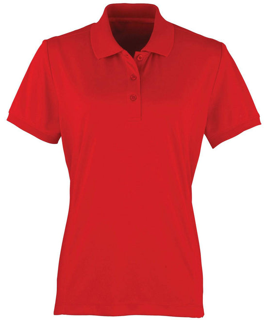 Red - Women's Coolchecker® piqué polo