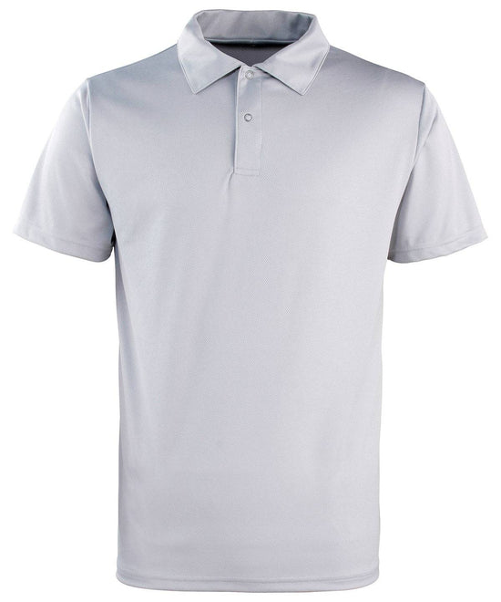 Silver Grey - Coolchecker® studded polo