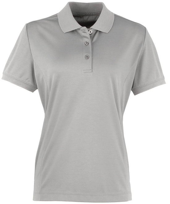 Silver - Women's Coolchecker® piqué polo