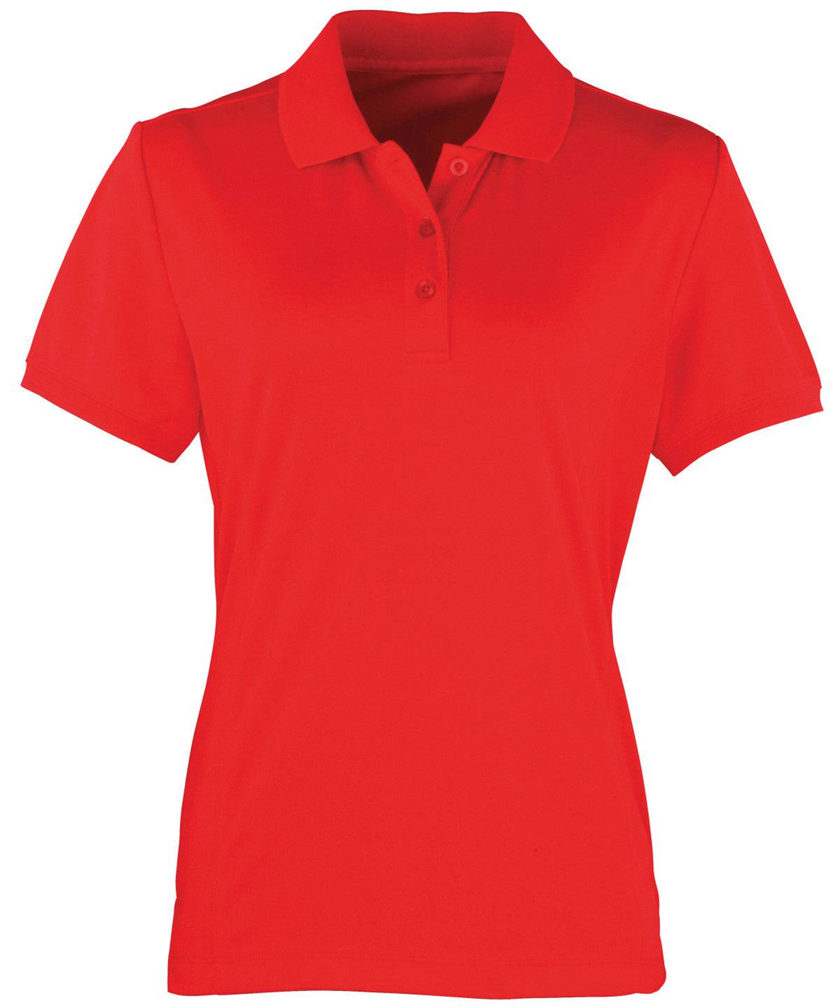 Strawberry Red - Women's Coolchecker® piqué polo