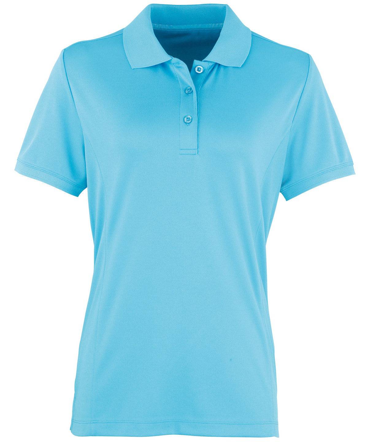 Turquoise - Women's Coolchecker® piqué polo