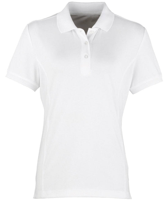 White - Women's Coolchecker® piqué polo