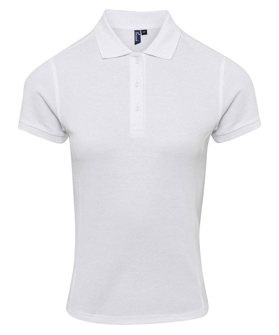 White - Women's Coolchecker® plus piqué polo