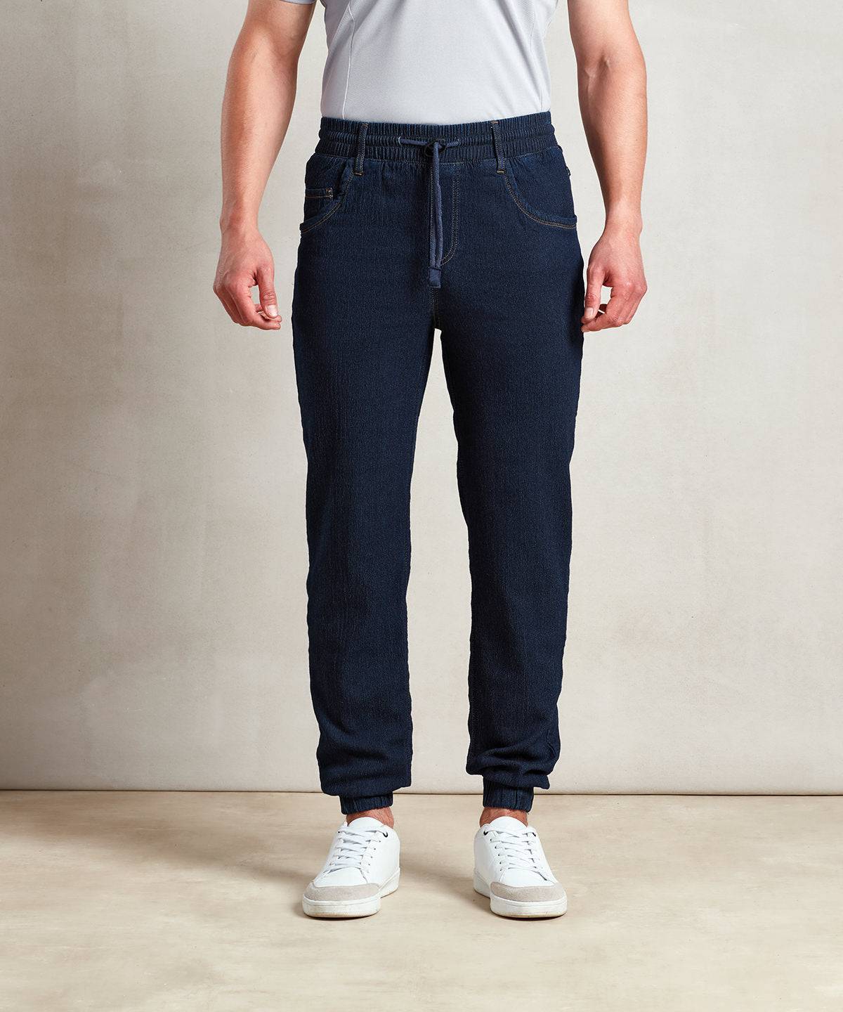 Black Denim - Chef's artisan jogger bottoms