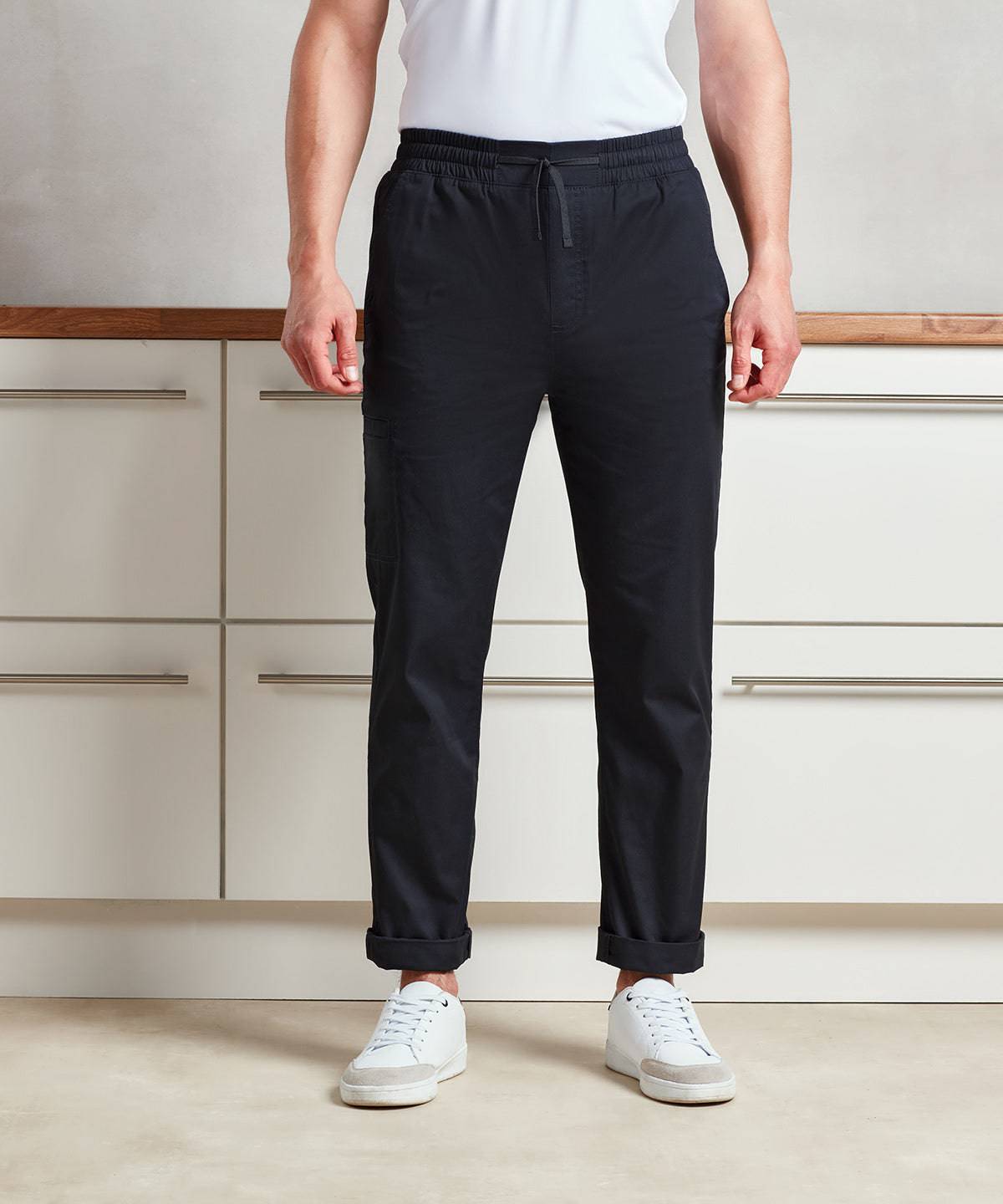 Black - Chef's 'Recyclight' Cargo Trouser