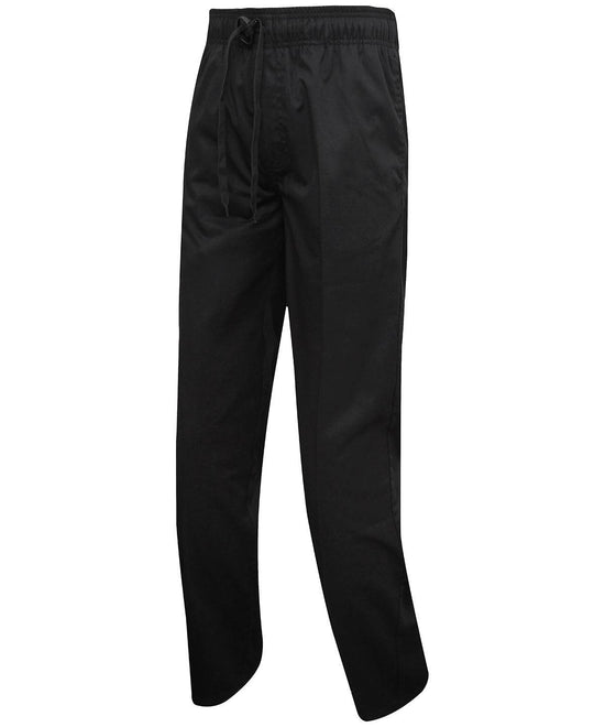 Black - Chef's select slim leg trousers