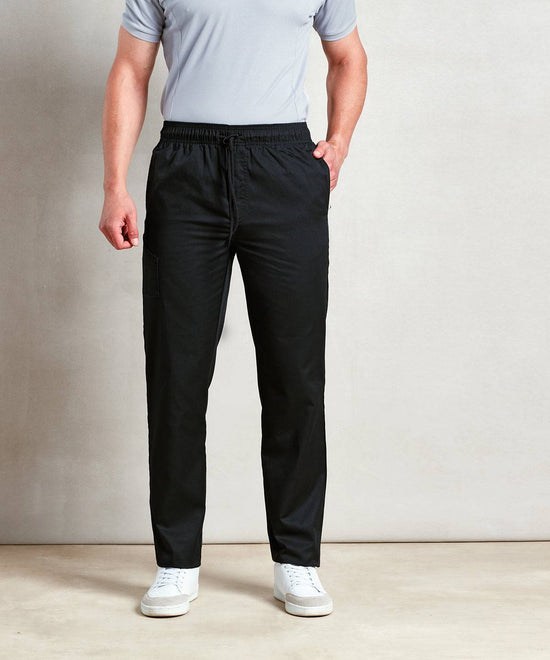 Black - Chef's select slim leg trousers