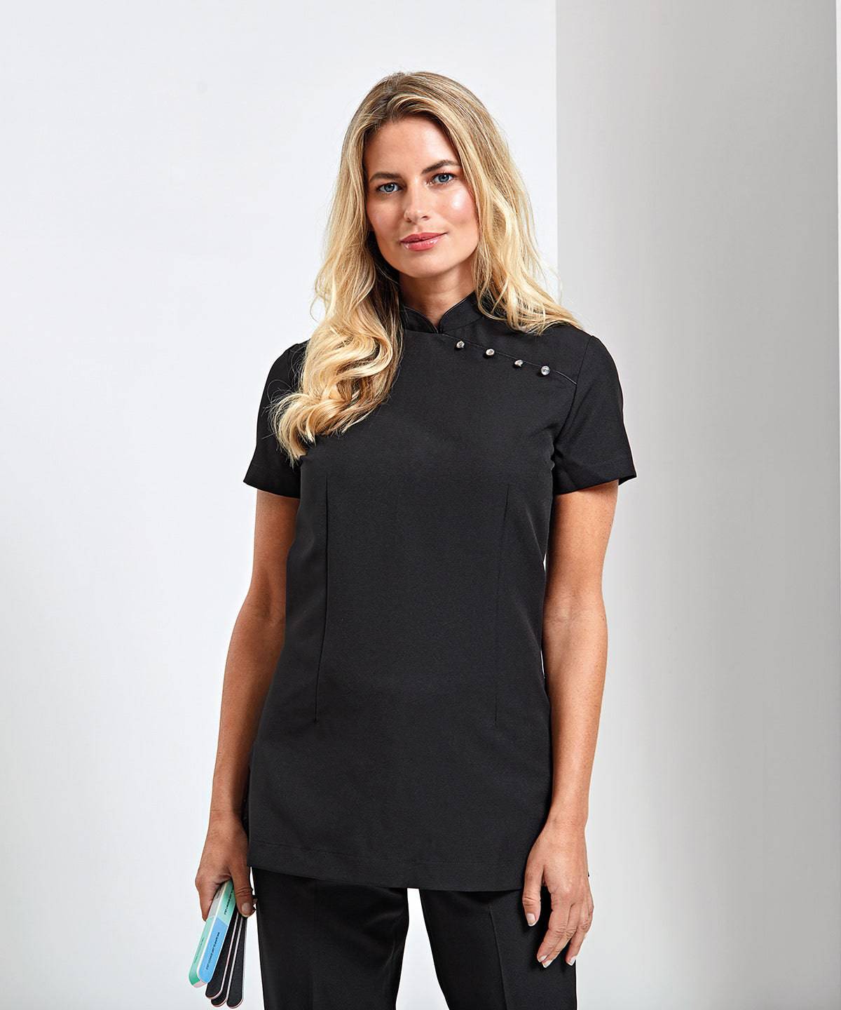 Black - Mika beauty and spa tunic