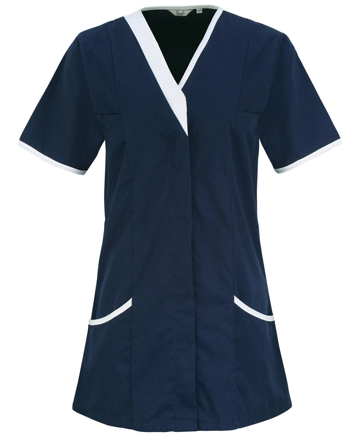 Navy/White - Daisy healthcare tunic