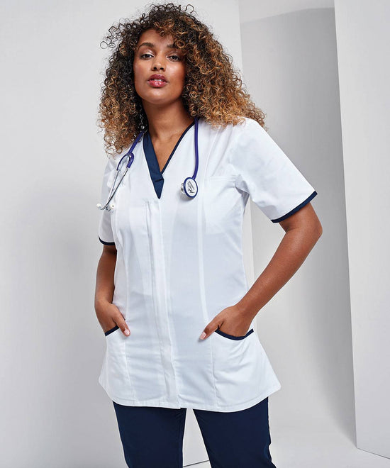 Navy/White - Daisy healthcare tunic