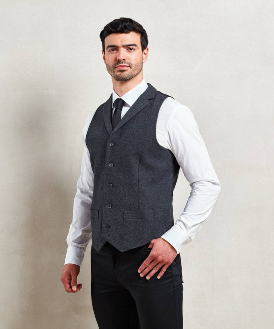 Brown Check - Herringbone waistcoat