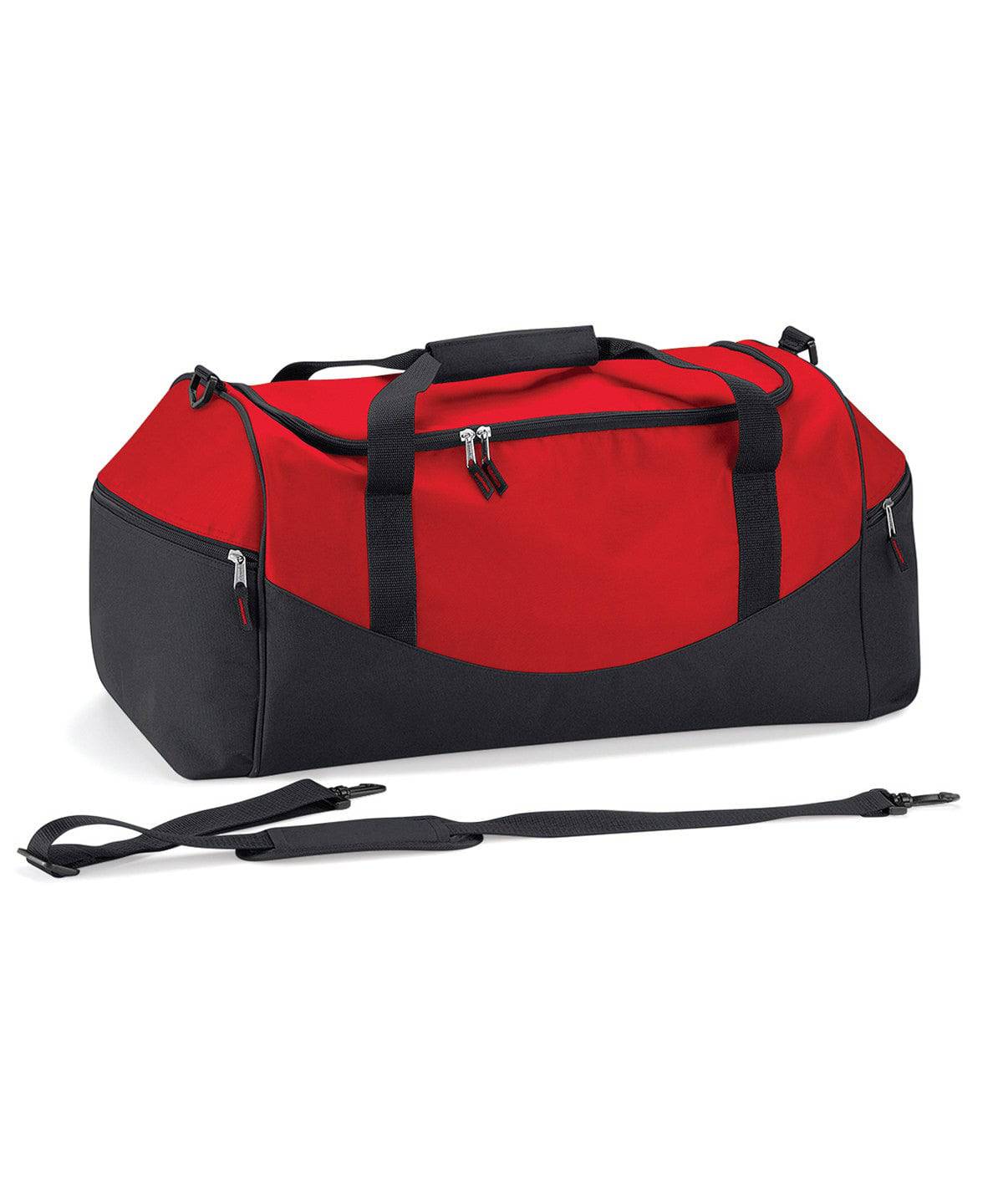 Sac fourre-tout classique rouge/noir pour équipe