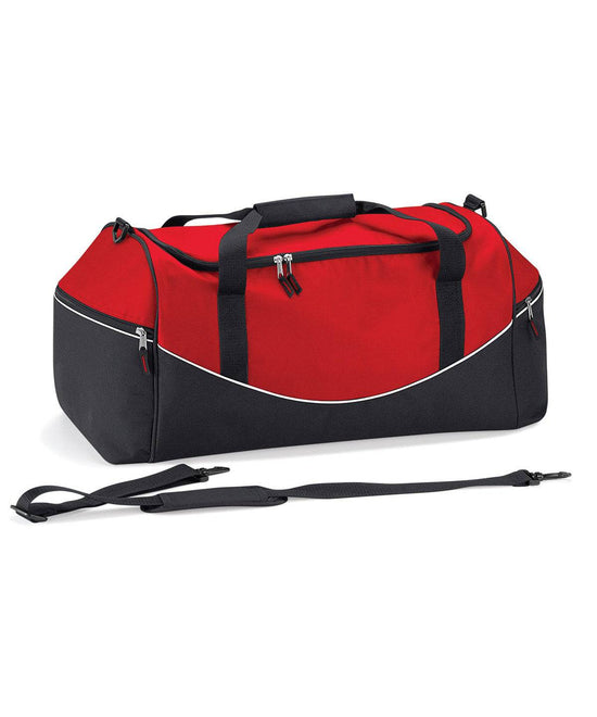 Klassisch Rot/Schwarz/Weiß - Teamwear Reisetasche
