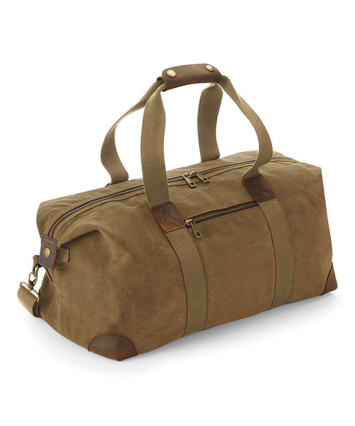 Desert Sand - Heritage waxed canvas holdall - Garment Supplies ¦ Embroidery & Print Services