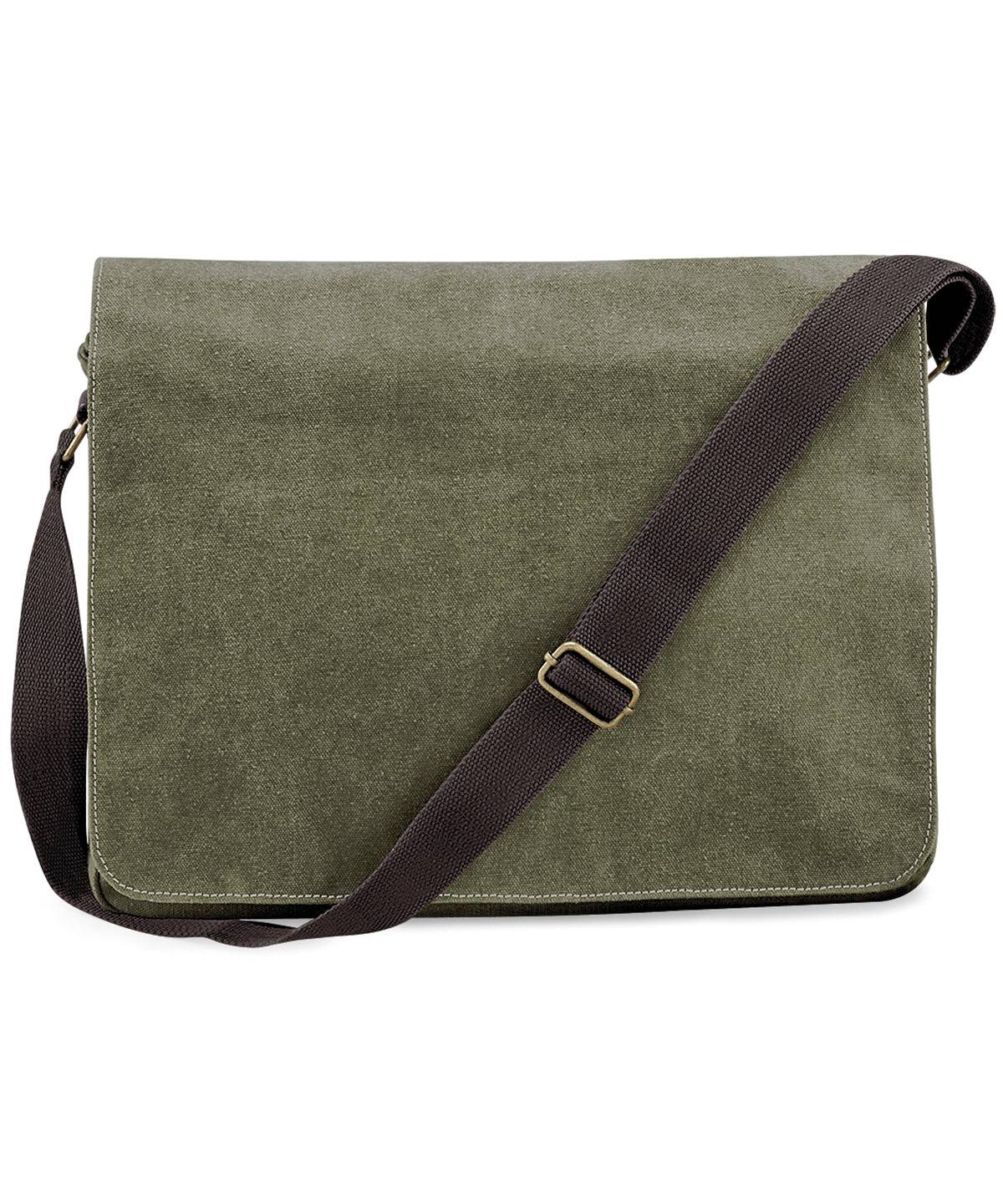 Vintage Military Green - Vintage canvas despatch bag - Garment Supplies ¦ Embroidery & Print Services