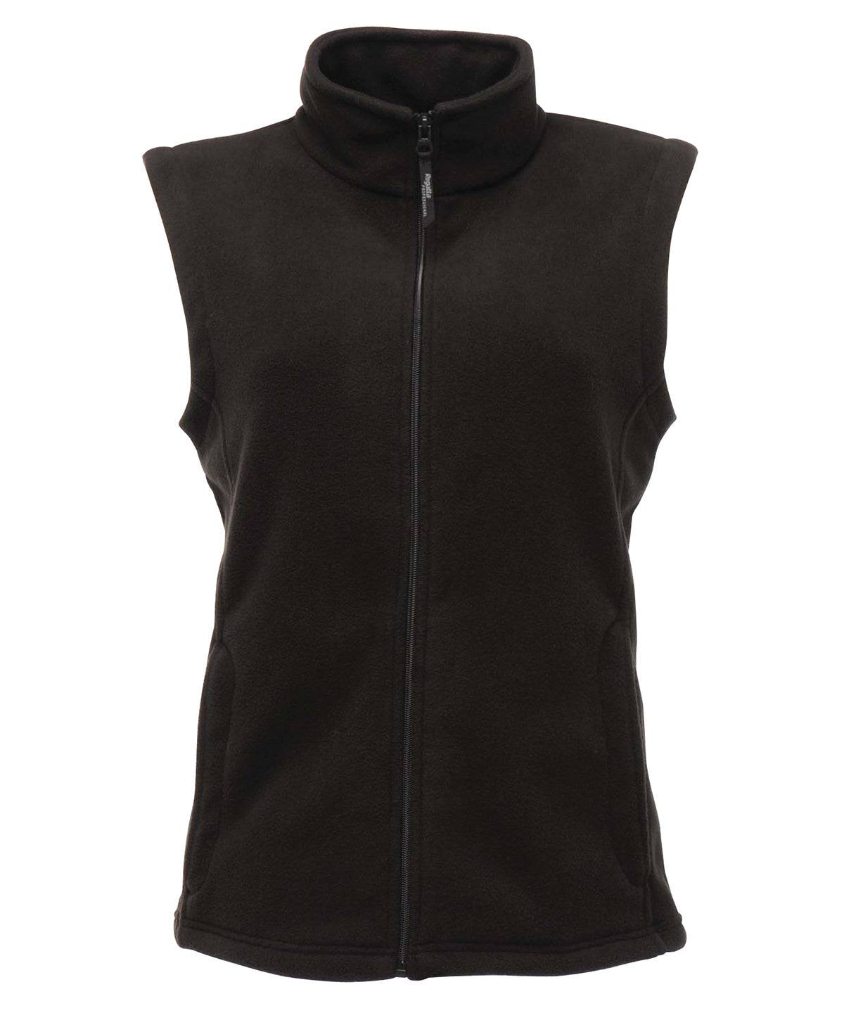 Black - Women's microfleece bodywarmer