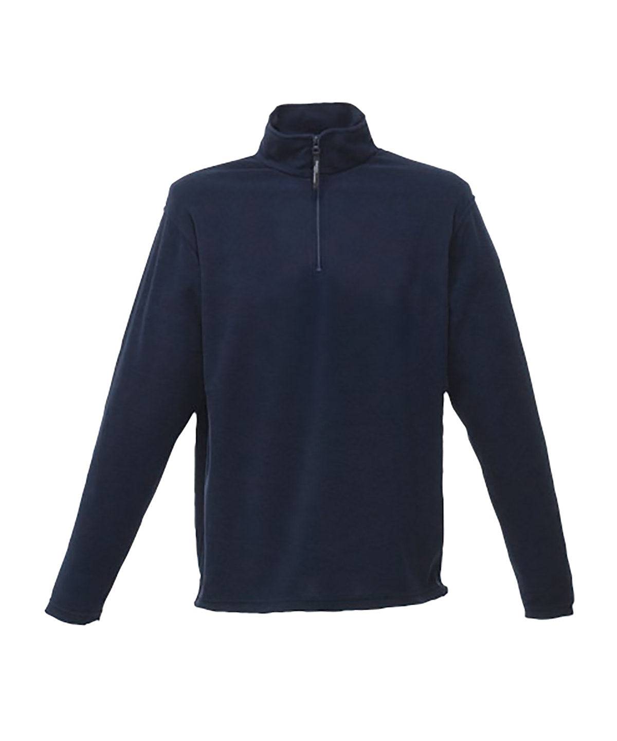 Dark Navy - Zip-neck microfleece